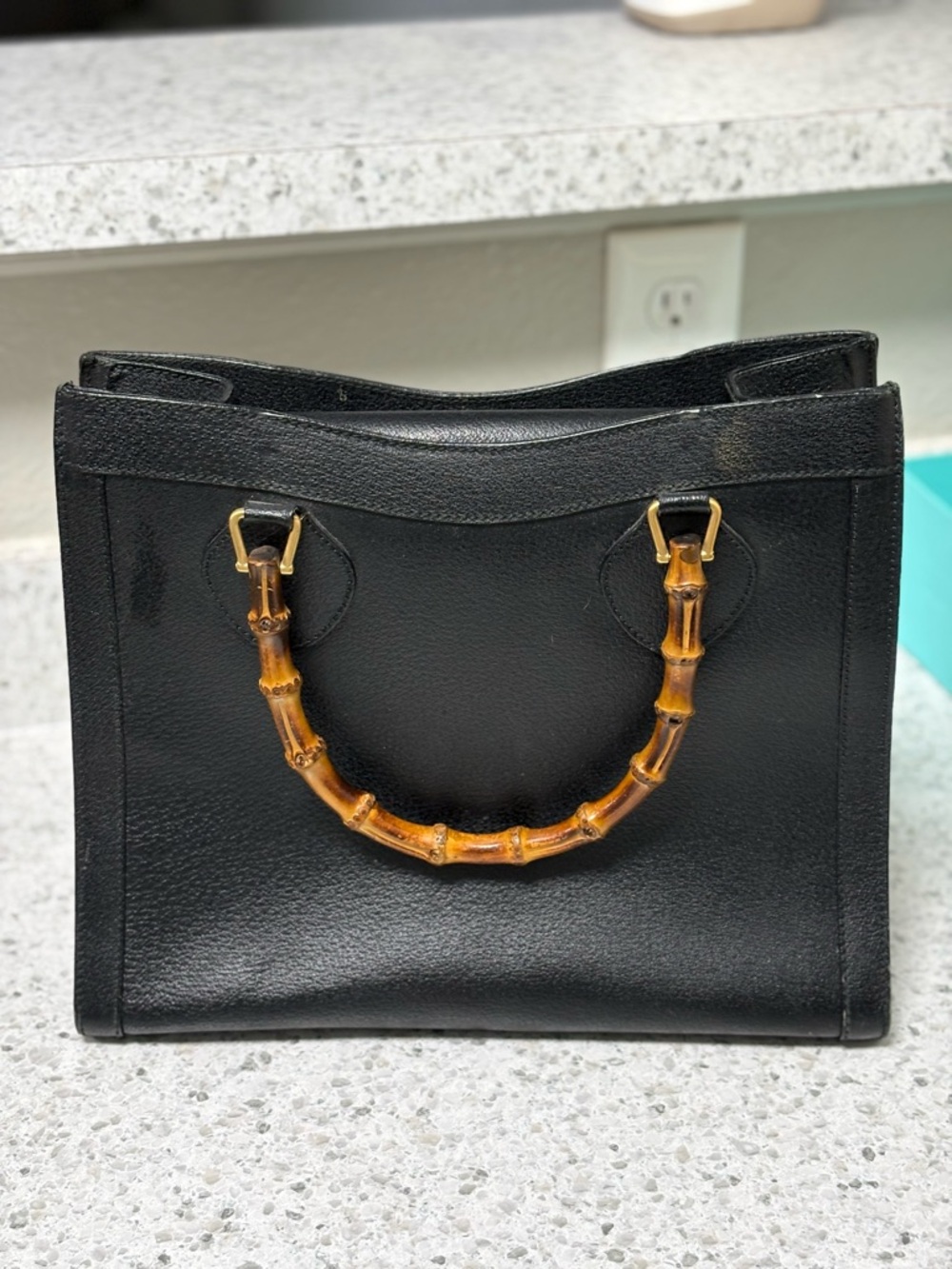 Gucci Vintage Diana Tote with Bamboo Handle - Picture 4 of 10